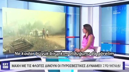 Spikerden canlı yayında orman yangını haberi için skandal ifadeler
