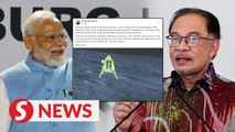 Anwar congratulates India on historic moon landing