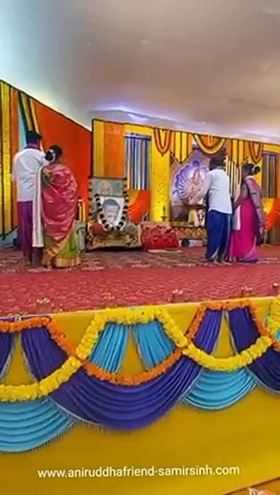 #Aarti of Sadguru #AniruddhaBapu performed during Aniruddha Pournima Utsav