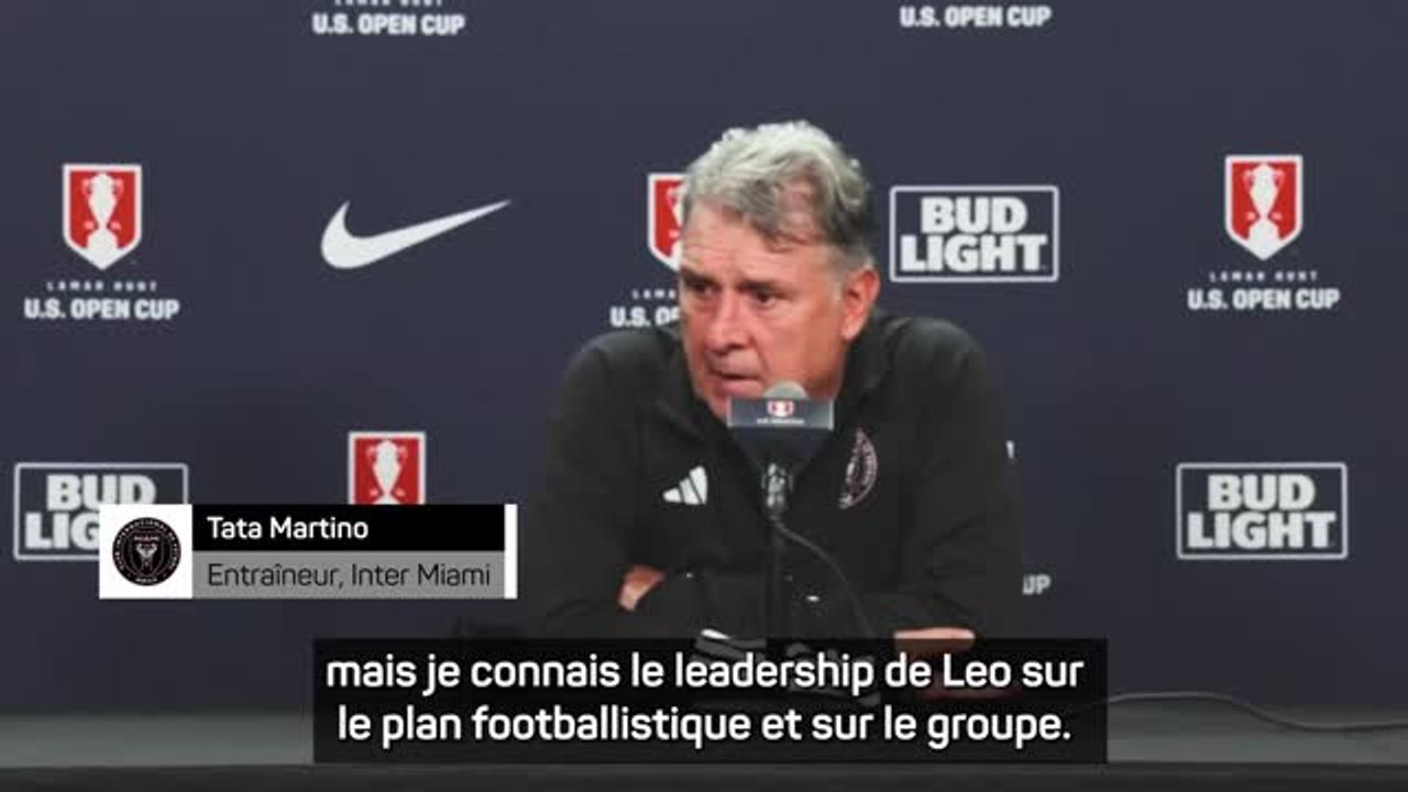 Inter Miami - Martino : “Messi rend normales les choses difficiles”