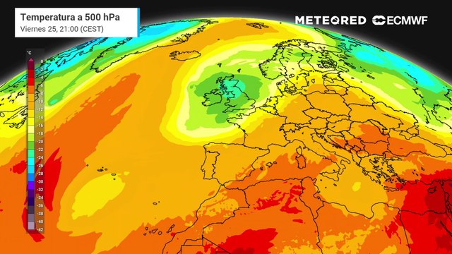 La vaguada que traerá tormentas muy fuertes a España
