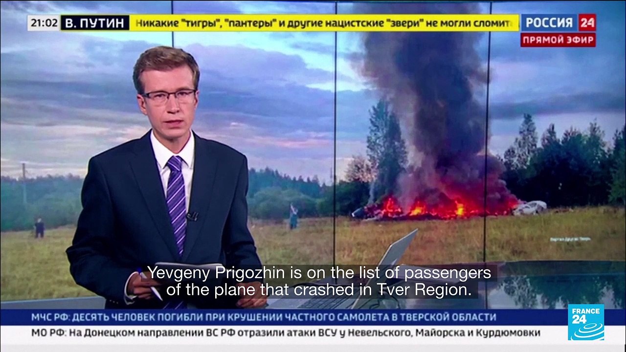Wagner chief Prigozhin presumed dead in plane crash - video Dailymotion