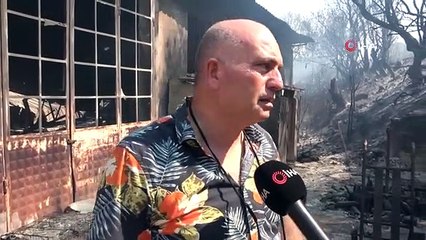 Çanakkale Yangınında 20 Yıllık Emekler Küle Döndü