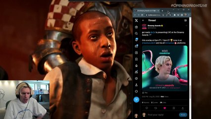 El streamer xQc se olvida que tenía que presentar una gala de premios en pocos días
