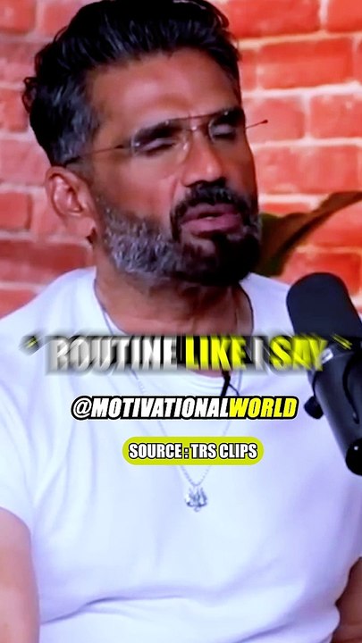 How I Manage Routine Shorts Motivational Video | Suniel Shetty