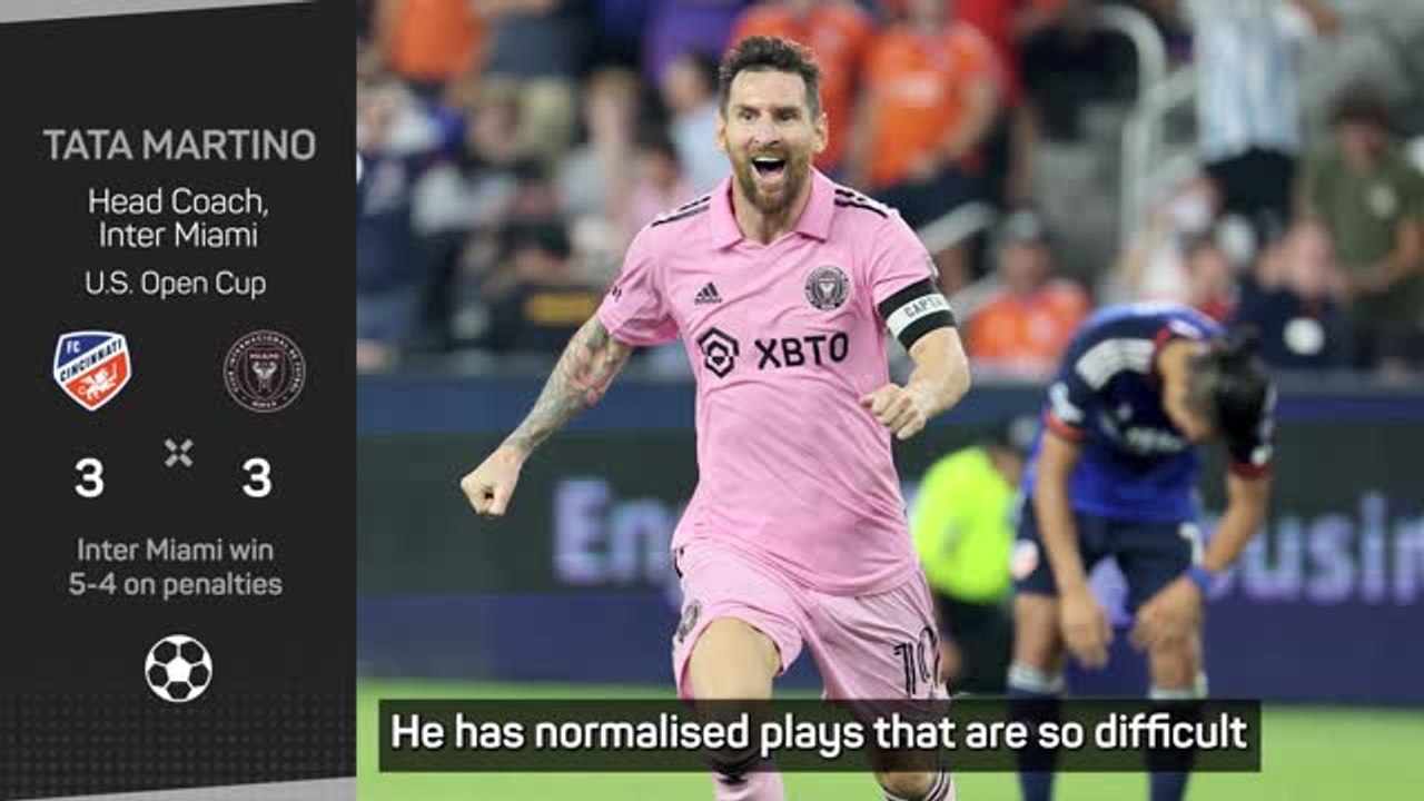 Messi 'makes the difficult seem normal' - Inter Miami's Martino