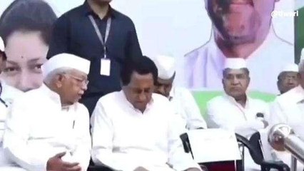 भोपाल: कांग्रेस सेवा दल के कार्यक्रम में पहुंचे कमलनाथ, कार्यकर्ता व नेता हुए शामिल