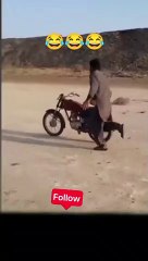 Bike running without driver