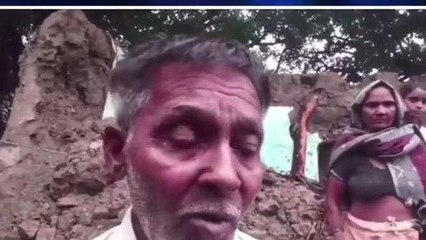 बदायूं: अलग - अलग गांव में भरभरा कर गिरे मकान, पांच घायल, एक जानवर की मौत