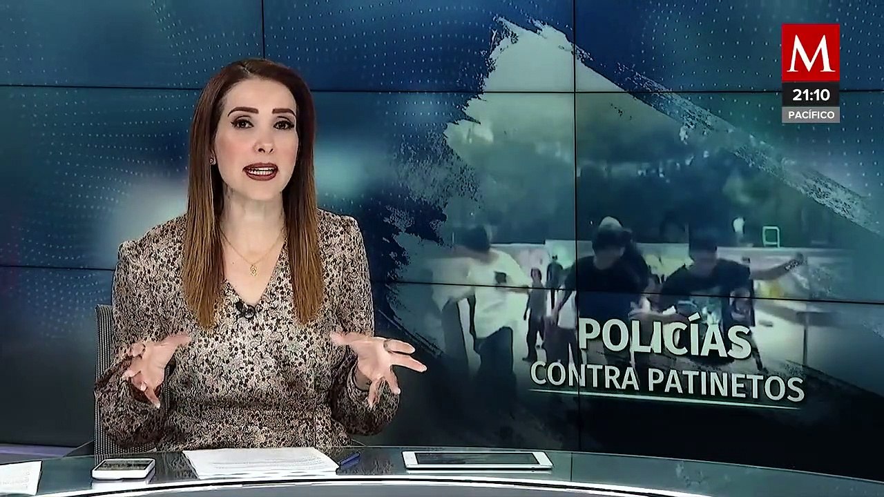 Confrontación entre jóvenes patinadores y policías en el parque Lira de CdMx