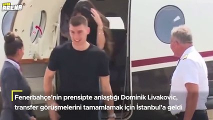 Dominik Livakovic, Fenerbahçe için İstanbul'a geldi