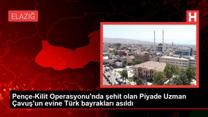 PENÇE-KİLİT OPERASYONU'NDA ŞEHİT OLAN ALİ DEMİR'İN SULTANBEYLİ'DEKİ EVİNE TÜRK BAYRAKLARI ASILDI