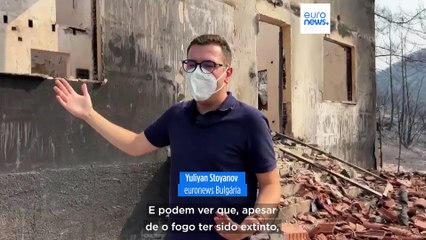 Bombeiros combatem incêndios na Grécia há seis dias consecutivos
