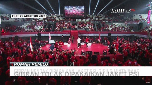 Buntut Insiden Hendak Dipakaikan Jaket PSI, Giring Minta Maaf ke Gibran
