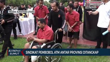 Direktorat Reserse Kriminal Umum Polda Sumut Tangkap Komplotan Pembobol ATM