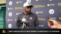 Mike Tomlin Expects Steelers' OLB Nick Herbig To Continue Impressive Play