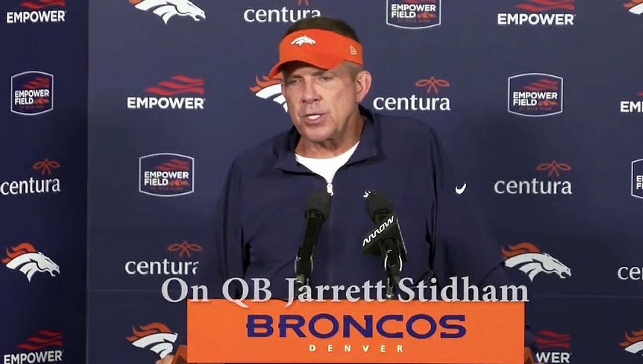 Sean Payton Praises Broncos' Backup QB video Dailymotion