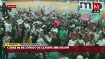 Cierra Claudia Sheinbaum su gira en Xalapa, Veracruz