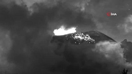 Popocatepetl Yanardağı'nda 3 yeni patlama