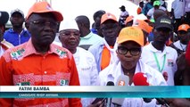 Fatim Bamba et Dogbo Mathurin en campagne pour les élections municipales 2023 à Anyama