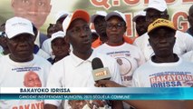 Idrissa Bakayoko et M'Bahia Bamba en campagne pour les élections municipales à Séguéla
