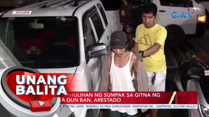Lalaking nahulihan ng sumpak sa gitna ng umiiral na gun ban, arestado | UB