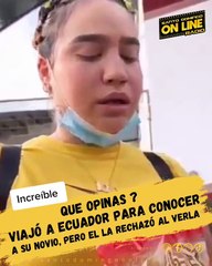Mujer deja su país y emprende un viaje con su hija para conocer a su novio virtual pero termina rechazada y en la calle