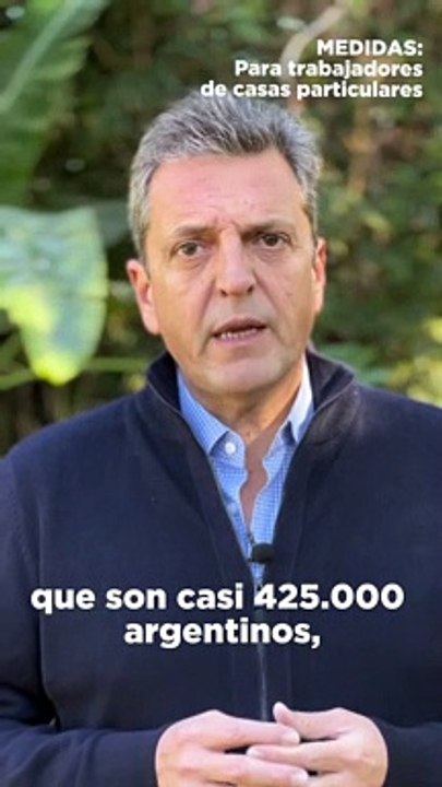 Medidas para los trabajadores de casas particulares