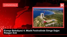 Evreşe Belediyesi 4. Müzik Festivalinde Simge Sağın Rüzgarı Esti