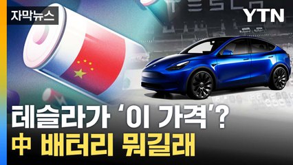 [자막뉴스] '테슬라가 이 가격?'...'中 배터리'에 긴장하는 韓 / YTN