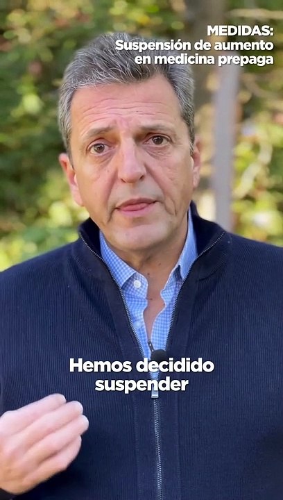 MEDIDAS- SUSPENSIÓN DE AUMENTO EN LA MEDICINA PREPAGA