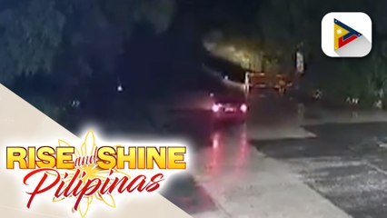 Kotse, nakunan ng CCTV nang sumemplang sa isang tulay sa Cagayan