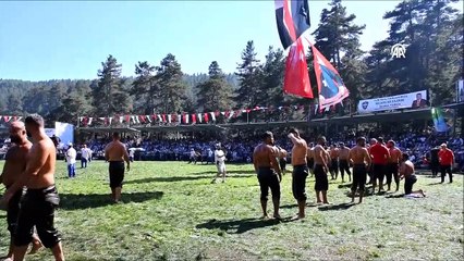 SAMSUN - 17. Kunduz Yağlı Güreşleri'nde başpehlivanlığı Özkan Yılmaz kazandı