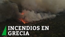 Parnitha y Evros arden en una ola de incendios 