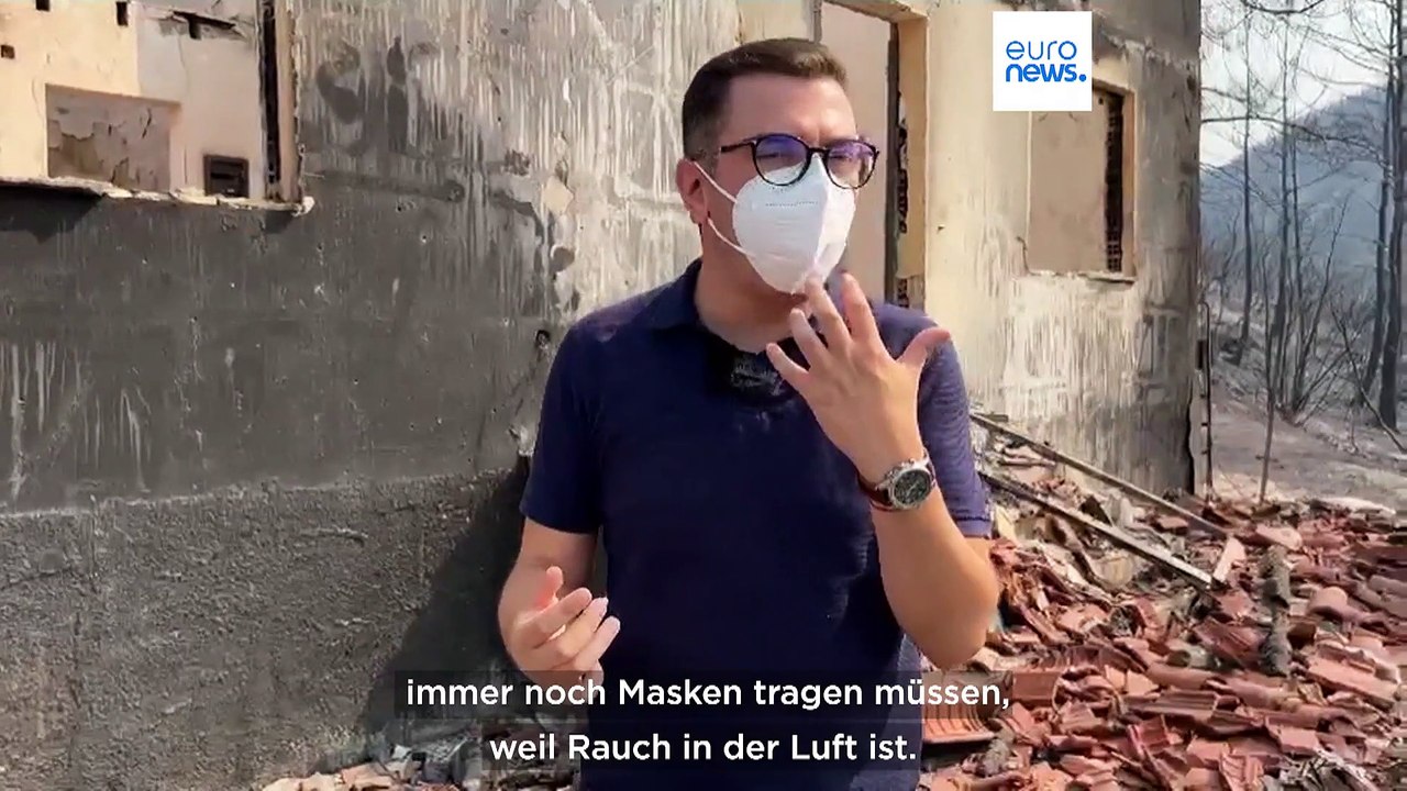 Feuer in Griechenland: Asche regnet auf Badegäste in Italien