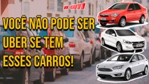 Carros que não podem mais rodar na Uber - veja a lista!