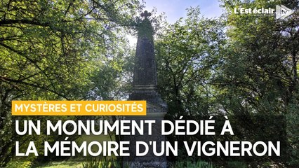 La "colonne à Robin" : un monument dédié à la mémoire d'un vigneron