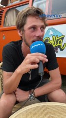 Le chanteur reggae Naâman était au Delta festival hier après-midi