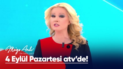 Müge Anlı ile Tatlı Sert yeni sezonuyla 4 Eylül Pazartesi saat 10:00'da atv'de!  @atvturkiye ​