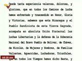 Gobierno de Nicaragua emite carta para el Pdte. Nicolás Maduro brindando palabras de unión