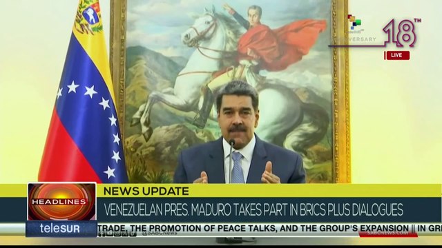 Venezuelan President calls to promote BRICS political relations with other organizations
