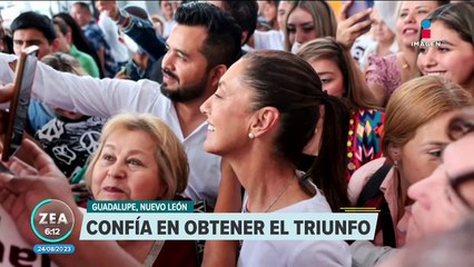 Claudia Sheinbaum confía en obtener el triunfo