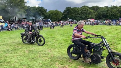 Motorbike parade, Speech House Vintage Show