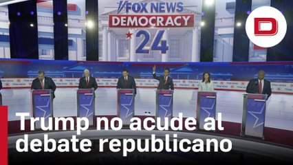 La ausencia de Trump y la unión frente al aborto marcan el primer debate republicano
