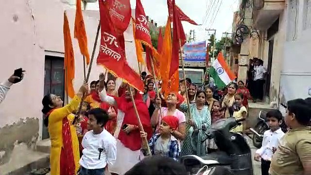 चालीसा महोत्सव का समापन शोभायात्रा के साथ हुआ