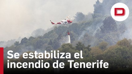 El Gobierno canario prevé dar por estabilizado el incendio de Tenerife este jueves