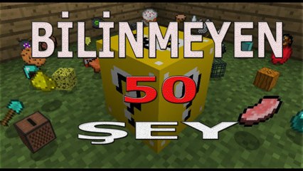 MineCraft' ta Bilinmeyen 50 Şey