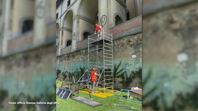Firenze, al via la ripulitura delle colonne del Corridoio Vasariano