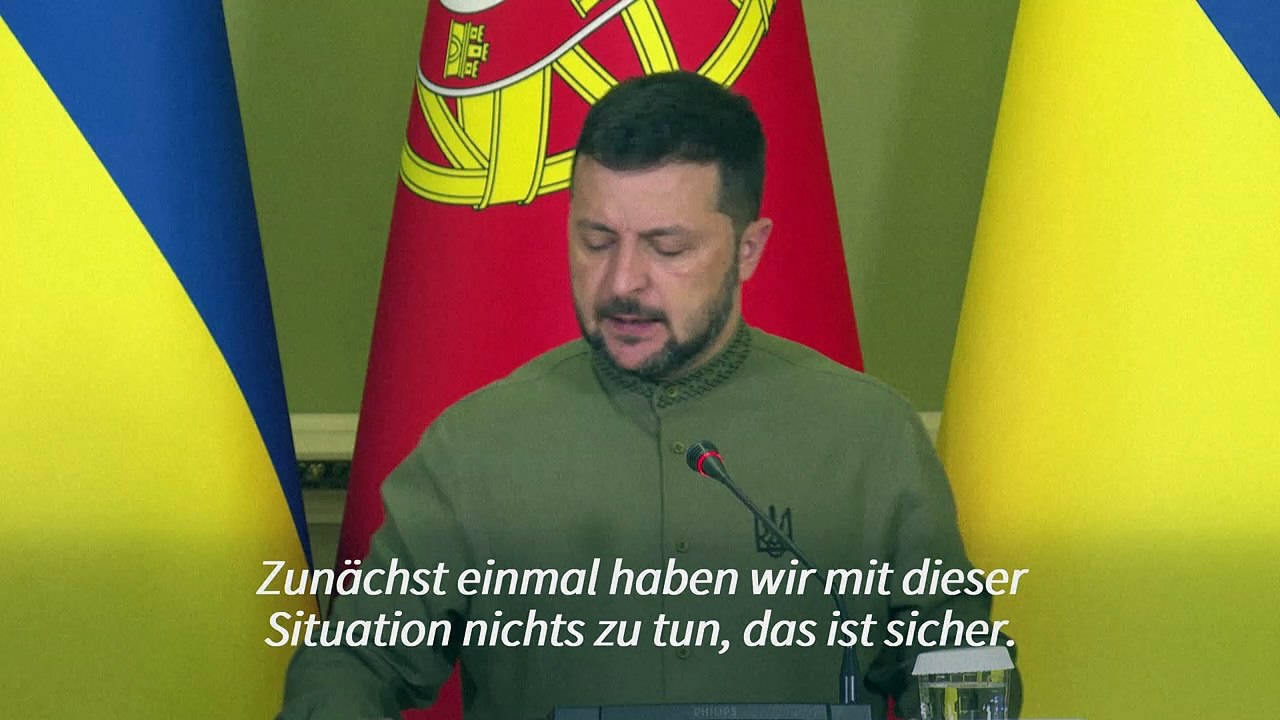 Selenskyj: Ukraine hat 'nichts' mit Prigoschins Tod zu tun