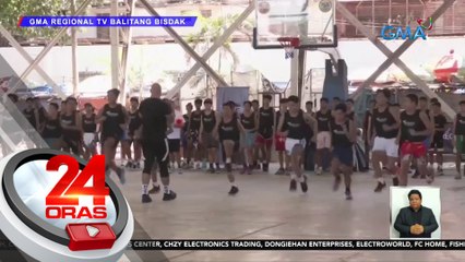 Ilang basketball legend at NCAA player, nakipaglaro at nagturo ng skills sa ilang kabataan sa Cebu at Davao City | 24 Oras